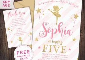 Ballerina Invitations for Birthday Ballerina Invitation Ballerina Party First Birthday