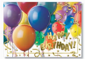 Balloon Birthday Card Sayings Balloon Cluster Happy Birthday Cards for Cheerful Birthday