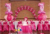 Balloon Decoration for Birthday Girl 1st Birthday Girl Balloon Decoration Girl Birthday