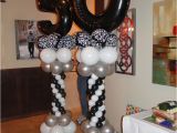 Balloon Decorations for 50th Birthday Balloon Column 50th Birthday Balloon Birthday Decor