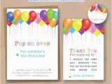 Balloon themed Birthday Party Invitations 22 Beautiful Kids Birthday Invitations Free Psd Eps