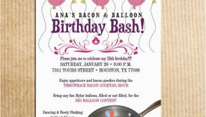Balloon themed Birthday Party Invitations Balloon themed Birthday Party Invitations Cobypic Com