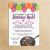 Balloon themed Birthday Party Invitations Balloon themed Birthday Party Invitations Cobypic Com
