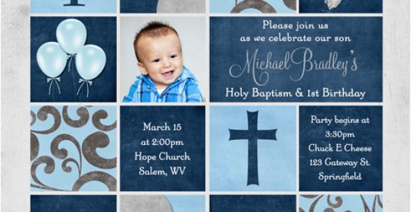 Baptism and Birthday Party Invitations First Birthday and Baptism Invitations Dolanpedia