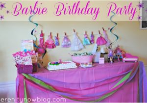 Barbie Birthday Decorations Ideas Serenity now Throw A Barbie Birthday Party at Home