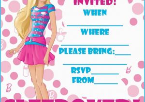 Barbie Birthday Invitation Card Free Printable 10 Marvellous Barbie Birthday Invitation Card Free