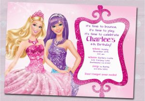 Barbie Birthday Invitations Templates Free Barbie Birthday Invitations Modern Designs Invitations
