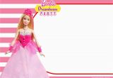 Barbie Birthday Invitations Templates Free Free Barbie Birthday Invitation Templates Free