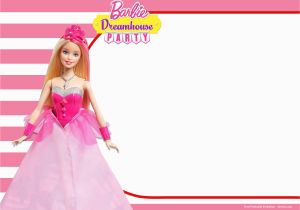 Barbie Birthday Invitations Templates Free Free Barbie Birthday Invitation Templates Free