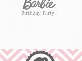 Barbie Birthday Invitations Templates Free Sew Darn Cute Barbie Birthday Free Template