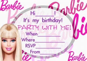 Barbie Birthday Invitations Templates Free Teenage Girl Birthday Invitations Free Printable Free