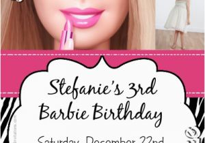 Barbie Birthday Invites Barbie Animal Print Birthday Invitations All Colors