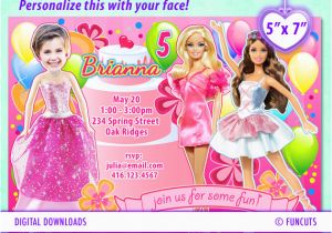 Barbie Birthday Invites Barbie Birthday Invitations Ideas Bagvania Free