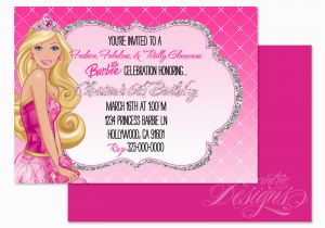 Barbie Birthday Invites Eccentric Designs by Latisha Horton Barbie Birthday