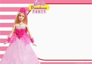 Barbie Birthday Invites Free Barbie Birthday Invitation Templates Free