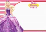 Barbie Birthday Invites Free Barbie Birthday Invitation Templates Free
