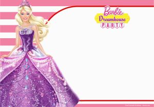 Barbie Birthday Invites Free Barbie Birthday Invitation Templates Free