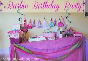 Barbie Decoration for Birthday Serenity now Throw A Barbie Birthday Party at Home