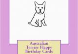 Barnes and Noble Birthday Cards Australian Terrier Happy Birthday Cards Do It Yourself by