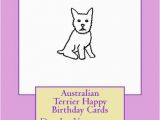 Barnes and Noble Birthday Cards Australian Terrier Happy Birthday Cards Do It Yourself by