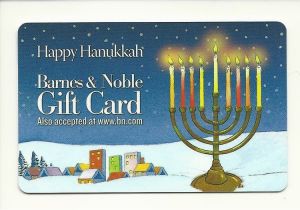 Barnes and Noble Birthday Cards Happy Hanukkah Barnes Noble Gift Card No Value Ebay
