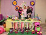 Barney Birthday Decorations Barney and butterfly Birthday Party Ideas Photo 5 Of 8