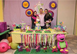 Barney Birthday Decorations Barney and butterfly Birthday Party Ideas Photo 5 Of 8