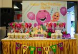 Barney Birthday Decorations Barney Birthday theme Firefly Inspired
