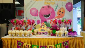Barney Birthday Decorations Barney Birthday theme Firefly Inspired