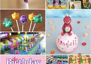Barney Birthday Decorations Barney theme Party