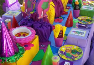 Barney Birthday Decorations Quot Barney Table Layout Quot Treasures and Tiaras Kids Parties