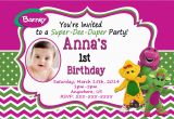 Barney Birthday Invitations Free 40th Birthday Ideas Barney Birthday Invitation Templates