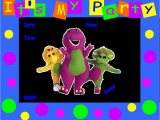 Barney Birthday Invitations Free Barney Birthday Invitations Best Party Ideas