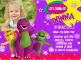 Barney Birthday Invitations Free Barney Birthday Invitations Ideas Bagvania Free