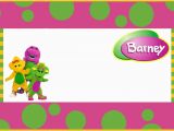 Barney Birthday Invitations Free Free Printable Barney the Dinosaur Invitation Template