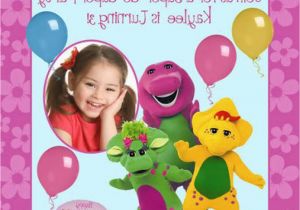 Barney Birthday Party Invitations Barney and Friends Birthday Invitations Best Party Ideas