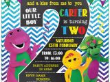 Barney Birthday Party Invitations Barney Birthday Invitation Miss Rich