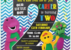 Barney Birthday Party Invitations Barney Birthday Invitation Miss Rich