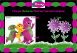 Barney Invitations Birthday Party 40th Birthday Ideas Barney Birthday Invitation Templates