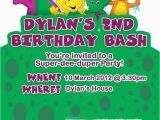 Barney Invitations Birthday Party Kara 39 S Party Ideas Barney themed Birthday Party Via Kara 39 S