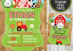 Barnyard themed Birthday Invitations Barnyard Birthday Invitation Barn Wood Personalized D2