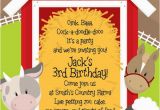 Barnyard themed Birthday Invitations Best 25 Farm Party Invitations Ideas On Pinterest Farm