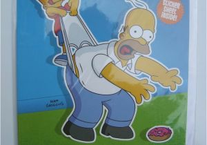 Bart Simpson Birthday Card Simpsons Birthday Card for A Nephew by Hallmark Ebay