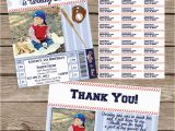 Baseball 1st Birthday Invitations Baseball 1st Birthday Invitation Package Printable