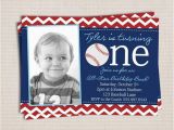 Baseball 1st Birthday Invitations Items Similar to First Birthday Baseball Party Printable