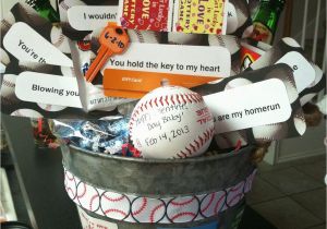 Baseball Birthday Gifts for Him Pin by Lexi Ackerman On Crafts Valentine Baskets