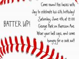 Baseball Birthday Invitation Wording Baseball Invitation Birthday by Cardsdirect