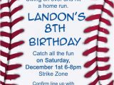 Baseball Birthday Invitation Wording Baseball Invitation by Makeitpersonalforyou On Etsy