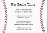 Baseball Birthday Invitation Wording Baseball Party Invitation Wording