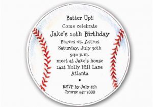 Baseball Birthday Invitation Wording Diecut Baseball Birthday Party Invitations Paperstyle